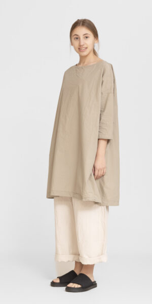 Boatneck Dress TC stone - Stone, L