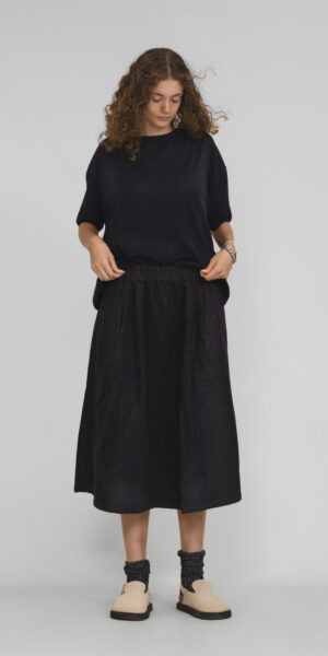 Skirt P 1975 indigo - Indigo, L